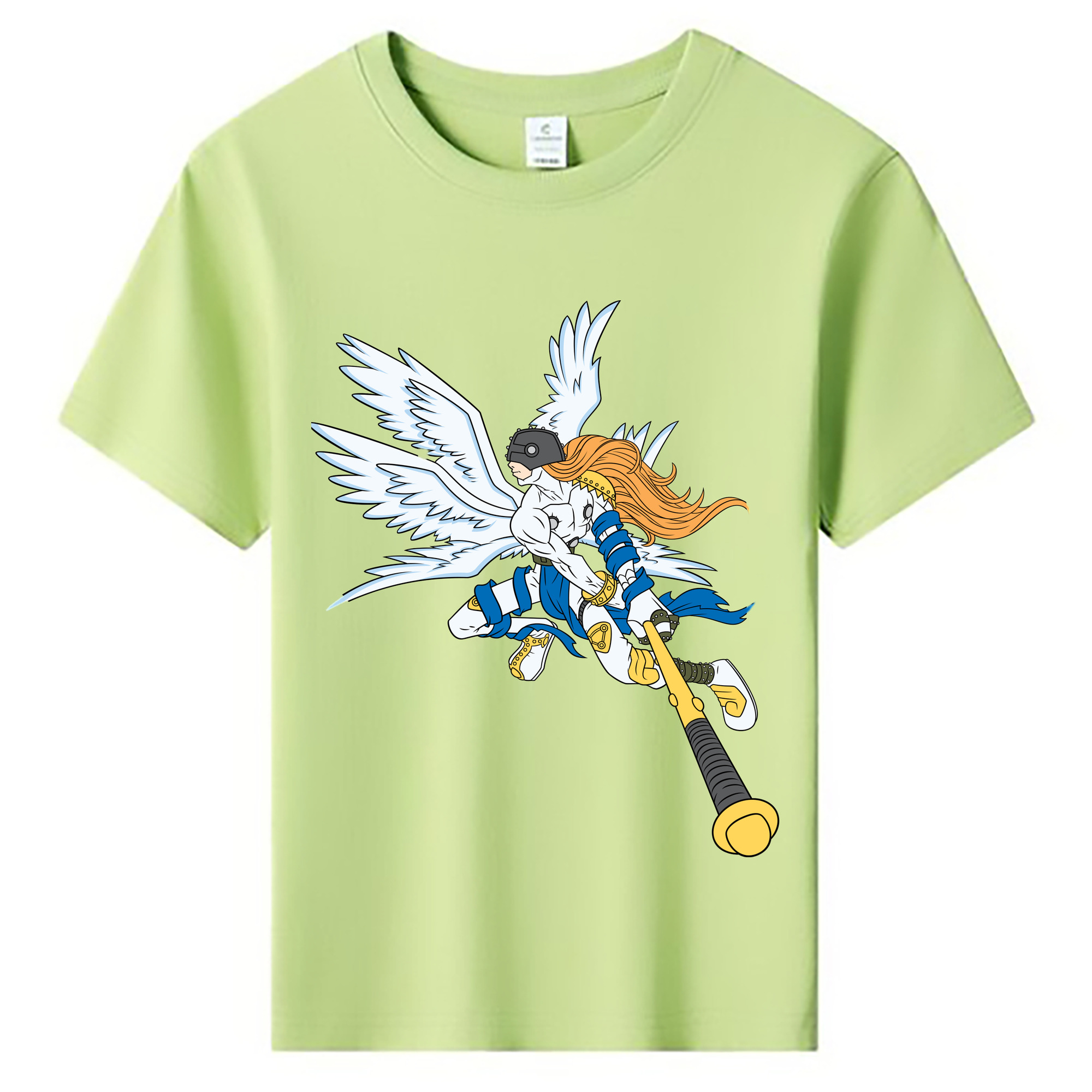 （画像用） Digimon デジタルモンスター/デジモン 綿100％キッズTシャツ（フロントプリント）